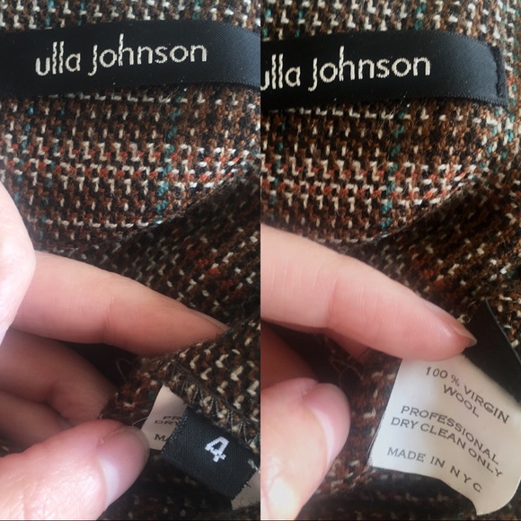 HVOFFRS! Ulla Johnson Corset Back 70s Plaid Skirt - Picture 7 of 8